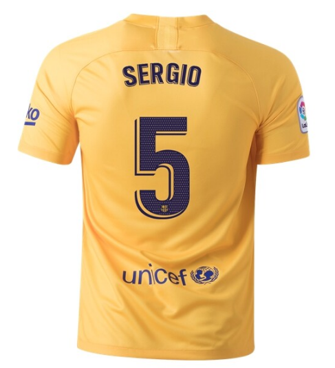 Barcelona Fourth Soccer Jersey Shirt Sergio Busquets #5 2019/20